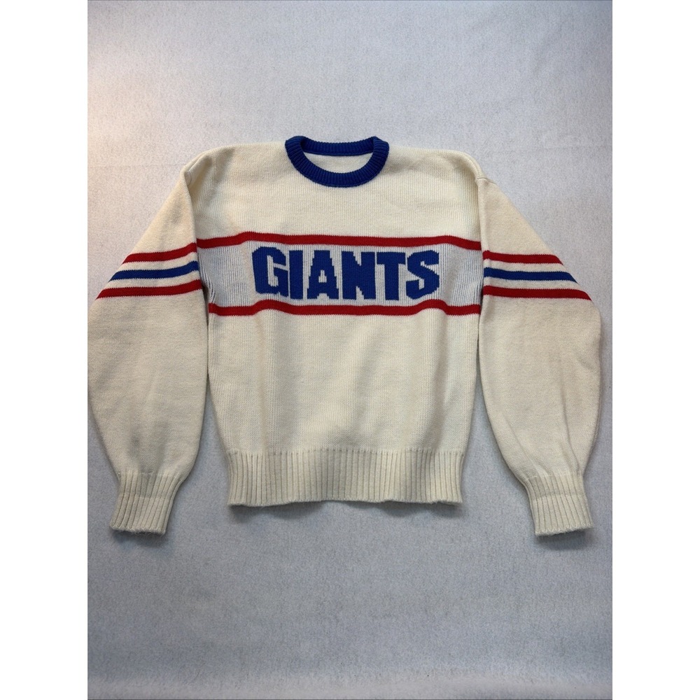 Vintage New York Giants Cliff Engle Coaches Sweater Men's Size Large Wool  Blend